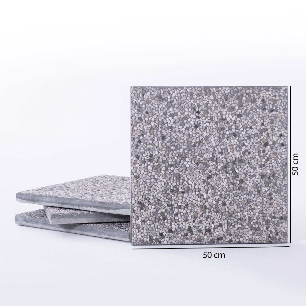 Set mit 4 Betonplatten - NR° 4 BORA